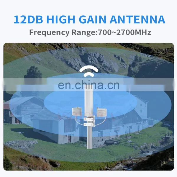 High Gain 10dbi 12dbi 915MHz 2700MHz Lora Omni Fiberglass Waterproof Outdoor Antenna Support 3G 4G Router and Camera photo-4