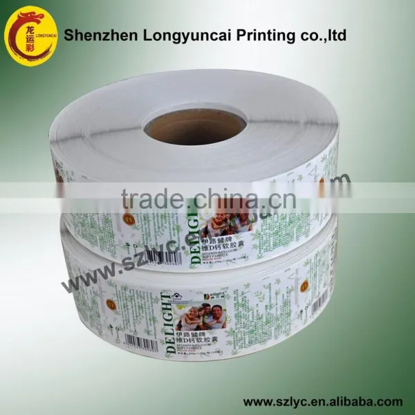 Manufacturer Printing High Quality Vitamin Health Waterproof Adhesive Labels Sticker for Bottle photo-4