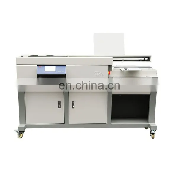 a3 a4 Full Automatic Hardcover Spine&side Glue Book Binder Machine Book Binding Paper Processing Making Packing Machine photo-2