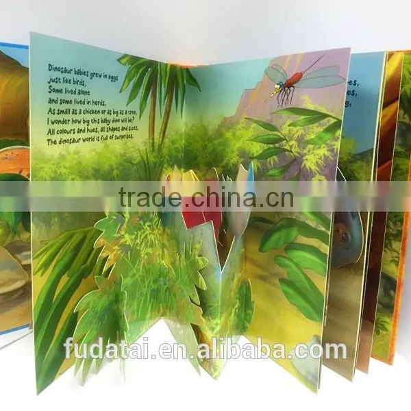 FDT Customizes Hot Sale Special 3D Pop up Book Printing photo-5