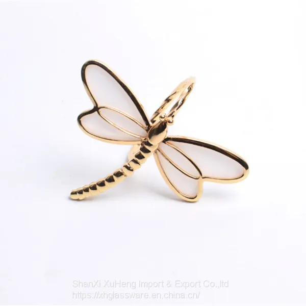 Butterfly Shape Metal Napkin Ring Napkin Holder For Restaurant Hotel Home Wedding and Party photo-3
