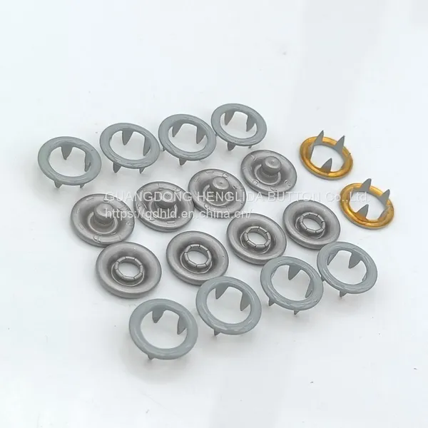 HLD Factory Wholesale Colorful BRASS&SS 16L 18L Cap Prong Snap Button for Clothes photo-3