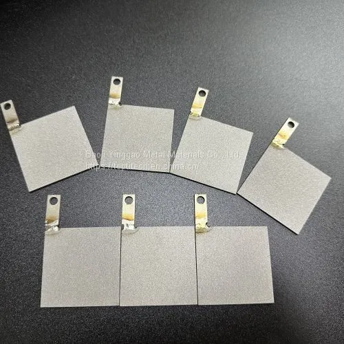 Platinum Coated Porous Titanium Sheets Electrodes For PEM Water Electrolyzer photo-3