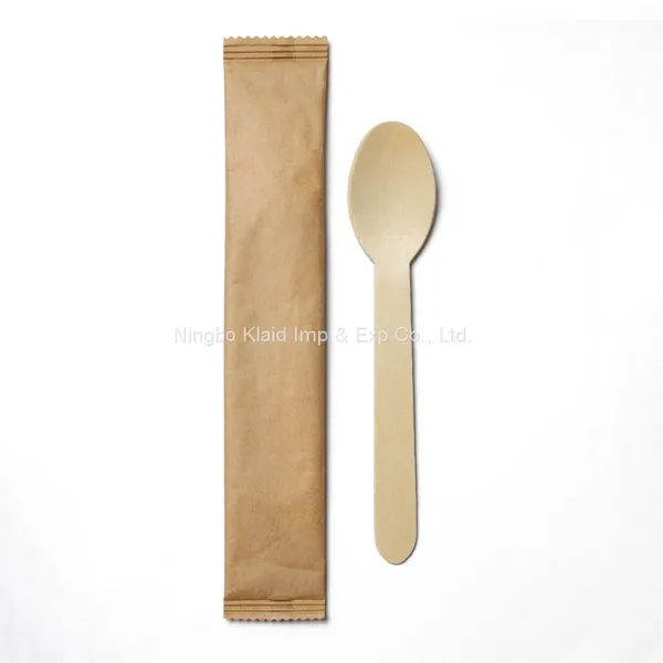 Heavy Duty Biodegradable Compostable Wooden Cutlery Set Forks, Knives And Spoons. (1000/Case) photo-5