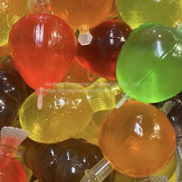 Gelatina en variedad de formas de fruta de 35g, 40g y gelatina mini de 15g, gelatina en taza grande con sabor a fruta, un snack saludable para los niños