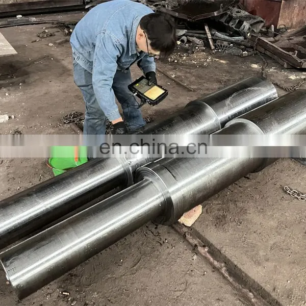 Export Overseas Manufacturer Forged Roller Shaft Large Gear Shaft photo-5