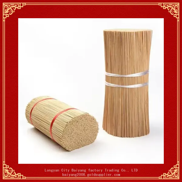 Manufacturers Wholesale Incense 4.0mm Bamboo Incense Sticks Sticks Affordable Round Bamboo Stick Wholesale photo-4