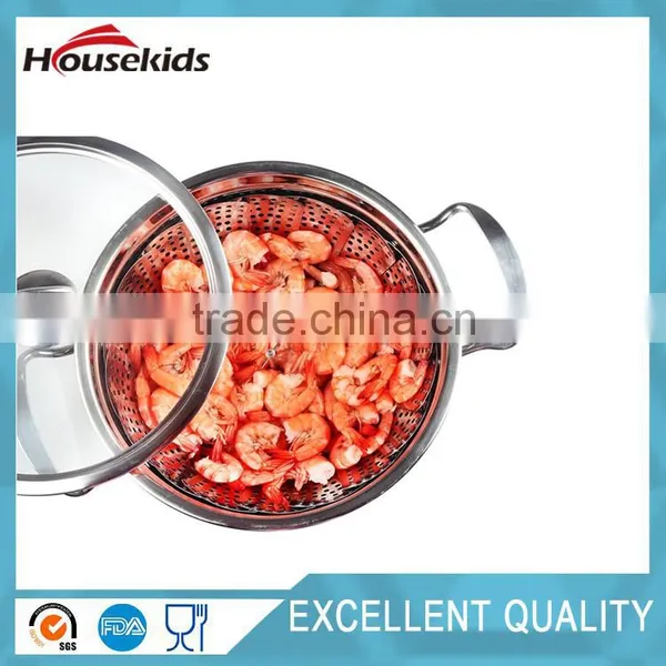 100% Stainless Steel Vegetable Pot Steamer Basket 10.5 Inch photo-4