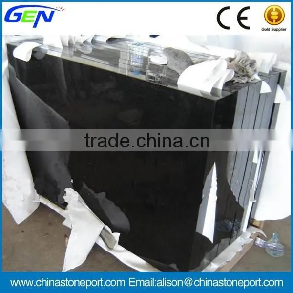 Good Chinese Black Granite Tile Shanxi Black photo-2