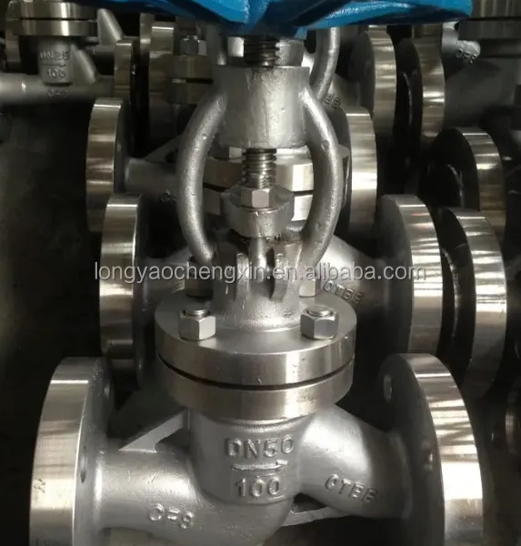 China Hot Sale Flanged Stainless Steel Globe Valves PN16 SS304 Globe Valve for Oil Gas Steam Pipe photo-5