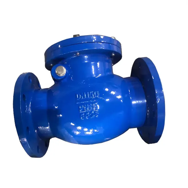 ANSI B16.10 GGG40 Flange Resilient Swing Check Valve Pn16 DI Check Valve Water Check Valves for Pumps photo-2