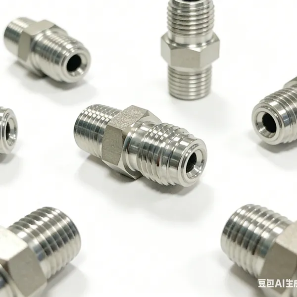 316L Stainless Steel VCR-NPT Adapter With Helium Leak Test Certification photo-4