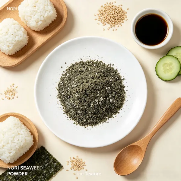 100g Roasted Nori Seaweed Powder Fine Dried Laver Seasoning Rich Umami Easy Sprinkle For Rice Sushi Ramen Salad Bento Japanese Home Cooking Seasoning photo-3