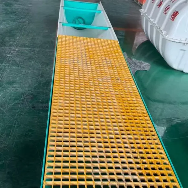 Fiberglass Drainage Channel for Parking Lot Drainage, Load Class D400, Snow Load Resistant