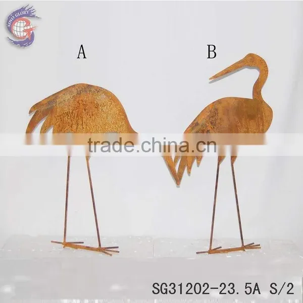 Rust Garden Decoration Metal Bird photo-6