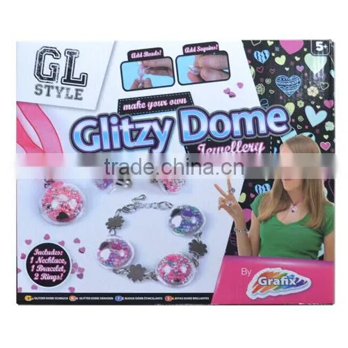 Arts & Crafts Kit Make Your Fashion Jewelry Set for Kids and Young Girls