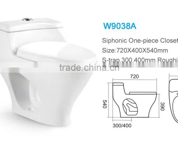 Made in China Innovative Products Siphonic Toilet W9038 photo-2