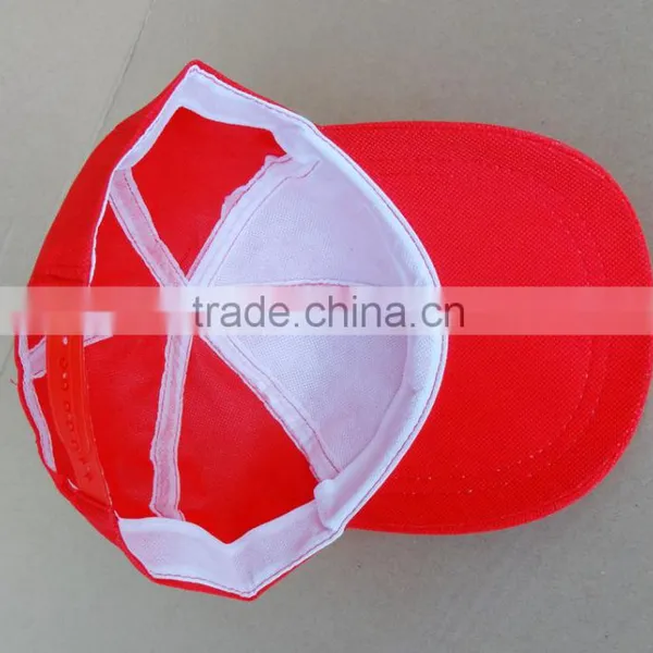 Manufacture 5 Panel Red Promotion Hat photo-6