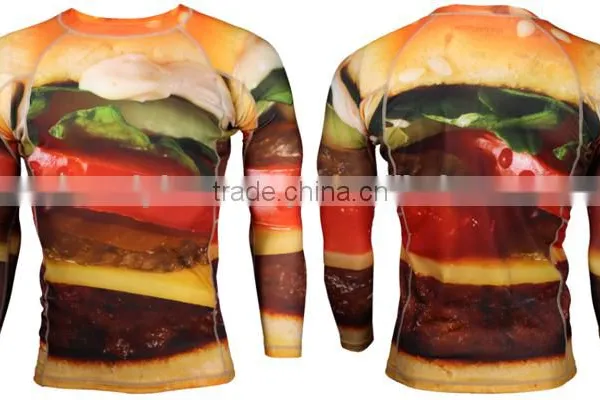 Custom Print Rash Guard/ Sublimation Rash Guard/ Jiu Jitsu Rash Guard photo-3