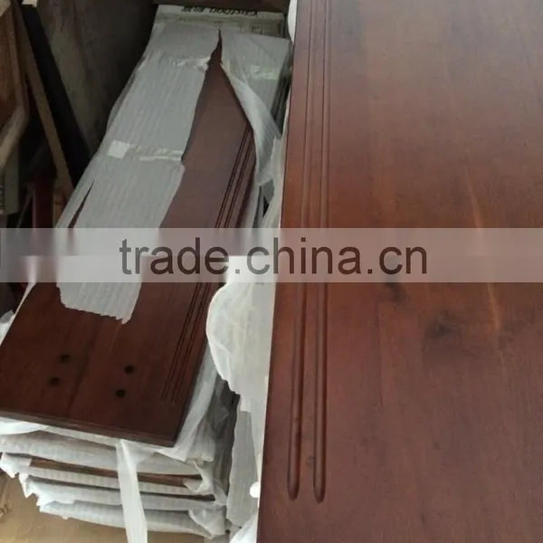 Smooth Prefinished Walnut Stair Treads photo-2