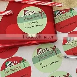 Christmas Gift Tag With Sticker