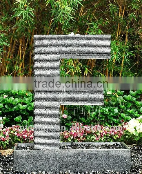 Granite Letter Fountain F