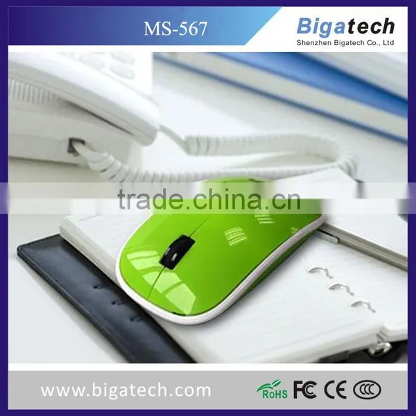 Latest OEM 2.4g USB Computer Mini Slim Ultra-thin Wireless Mouse photo-5
