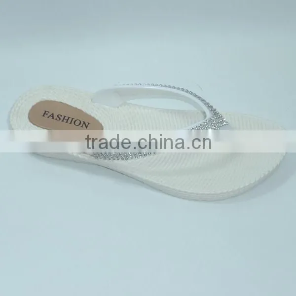 2016 PVC PCU Fashion Lady Pearl Summer Slippers photo-3