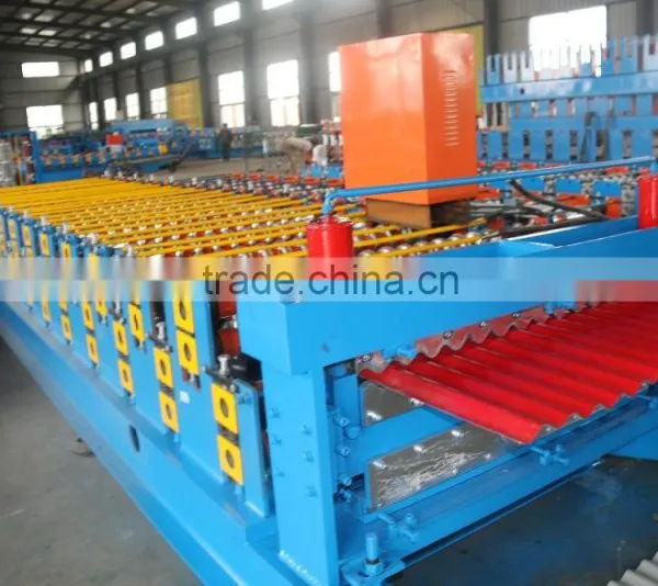 Double Layer Roofing Sheet Cold Roll Forming Machine photo-2
