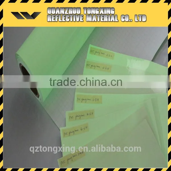 Hot Sale Eco-Friendly Luminescent Vinyl Tape Dark Glow Film