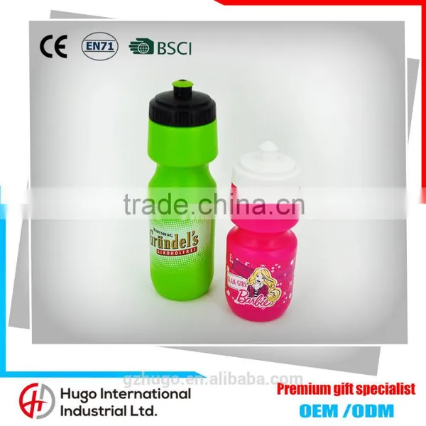 2016 Hotsale Promotional ECO-Friendly Personalized Logo Reusable Plastic Sports Water Bottles Quality Choice