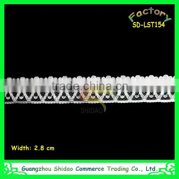 Wholesale Top Sale Lace Trim Nylon and Spandex Guipure Lace Trim photo-6
