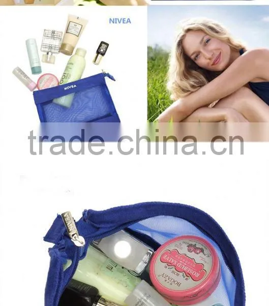Lastest See Through Mesh Cosmetic Bag photo-2
