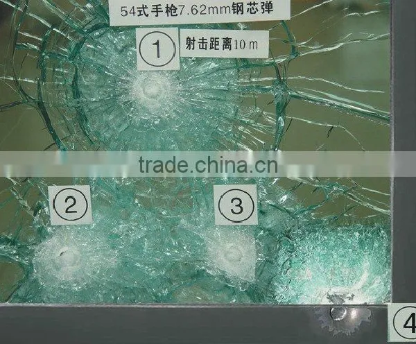 40mm Bullet Proof Glass Curtian Wall Doors Windows photo-4