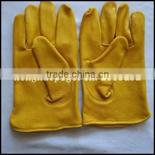 High Quality Deerskin Leather Working Gloves