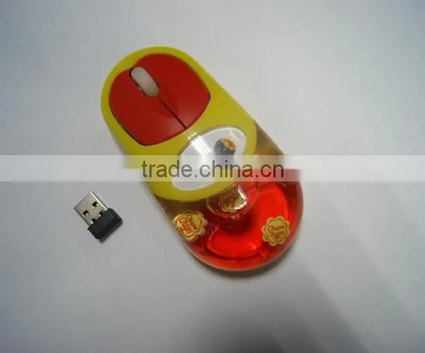 Promotional Gift 2.4G Rechargeable Wireless Liquid Aqua Mouse for PC/Laptop photo-4