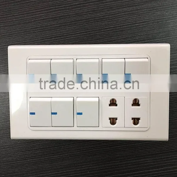 Pakistan Wall Switch 8+2 Gang Switch Plate photo-2