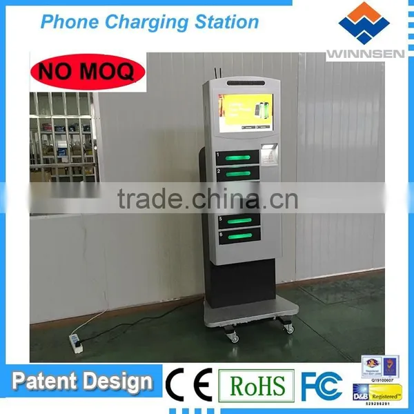 Leading Cell Phone Charging Locker Manufacturer Cell Phone Charger/Mobile Phone Charging Kiosk for IPhone APC-06B photo-2