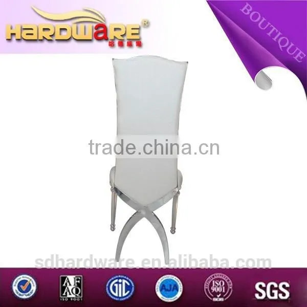 Luxury Wholesale Stackable Banquet Chairs Strong Metal Base Dining Chairs photo-3