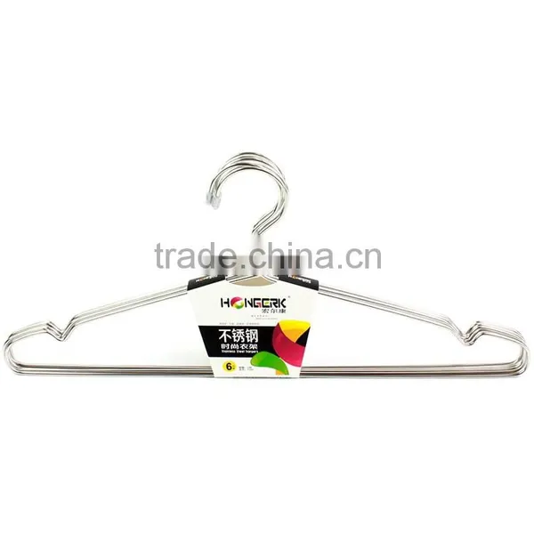 Customized Non Slip Metal Stainless Steel Clothes Hangers for Skirt photo-2