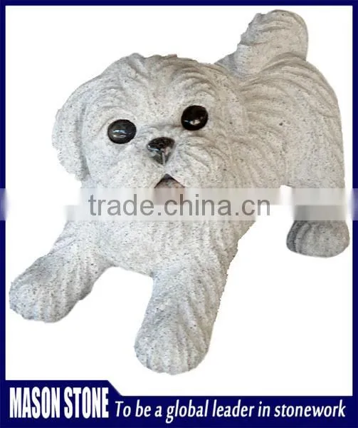 Life Size Garden fu Dog Marble Statues photo-2