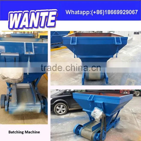 WANTE MACHINERY PLD Concrete Batching Machine/mobile Block Machine/concrete Mixing Plant photo-2