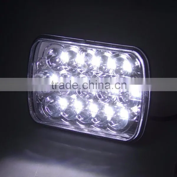LED 5" x 7" LED Headlight Rectangular Headlamp High/Low Beam for Car off Road Vehicles Trucks Agricultural Mining Equipment photo-6