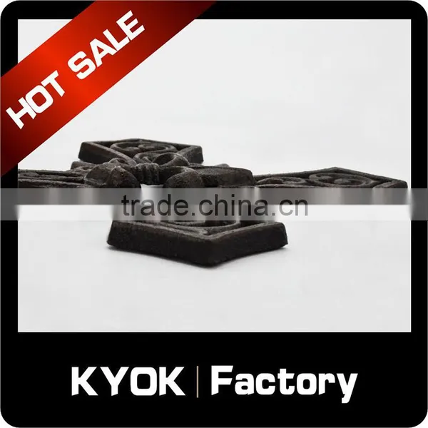 KYOK Special Design Wrought Iron Curtain Iron Cross,home Decorative Iron Cross,cast Iron Crosses photo-5