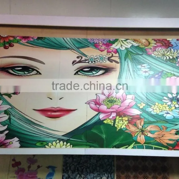 3D TV 1.6MX1.2M Background Wall Printer/ceramic Tile Digital uv Flatbed Printing Machine photo-6