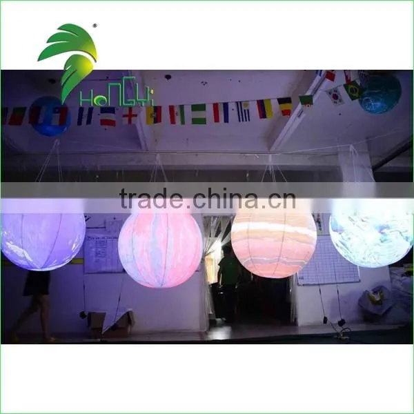 Hot Sale Inflatable LED Balls Pretty Large Solar LED Light Balloon Outdoor for Party Decoration photo-2