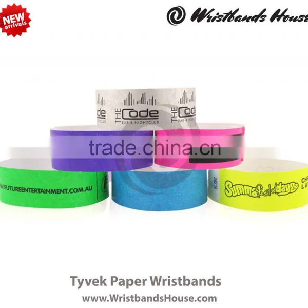 Wonderful Tyvek Made Wristbands Supplier | Cool Fashionable Tyvek Wristbands | All Color Cheapest Tyvek Bracelet Suppliers