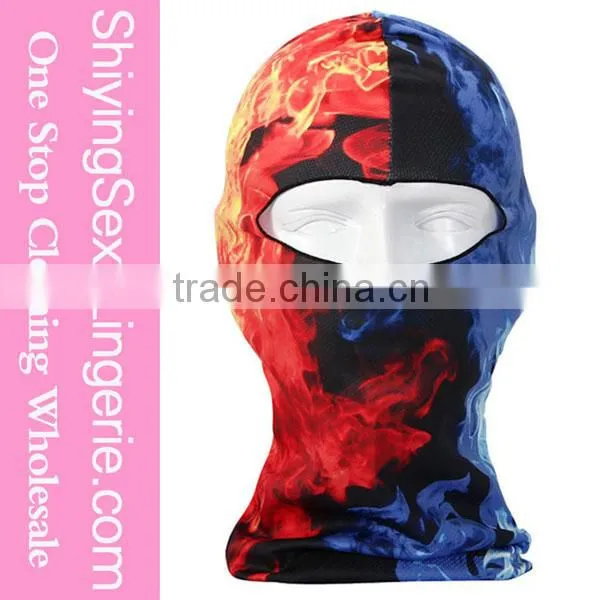 Halloween Fire and Water Cool Superhero Mask Face Mask
