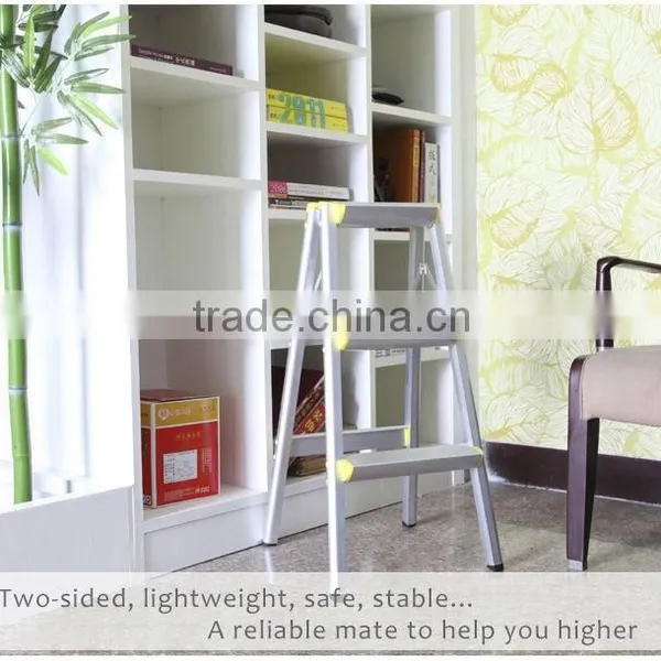 Hight Increase Heavy Duty Mental Ladder Folding Aluminium Ladder,Aluminum Step Ladder Fodable Step Aluminium Alloy Ladder photo-5