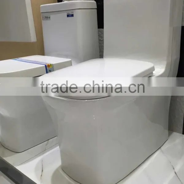YL-1022 Elegant Design Sanitary Ware Square Siphonic One Piece Toilet photo-4